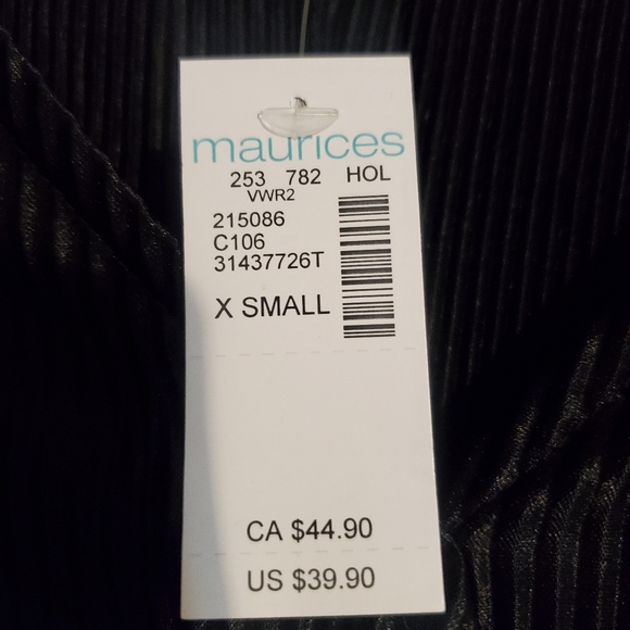 Plisse Faux Wrap Peplum Blouse - Picture 13 of 13